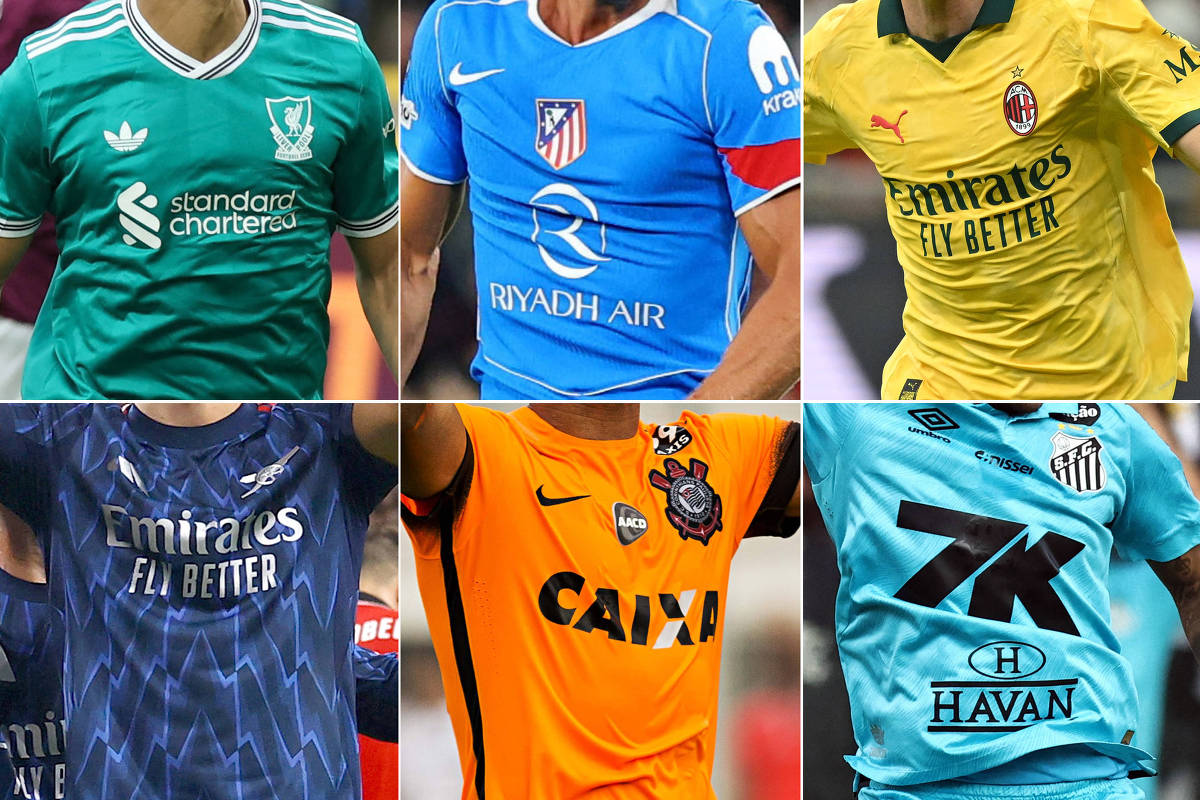 Clubes Perdem Identidade com Uniformes em Cores Inusitadas – 25/09/2025 – O Mundo É uma Bola