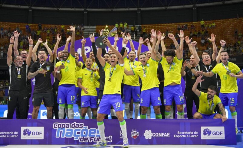 Brasil vence a Copa das Nações de Futsal