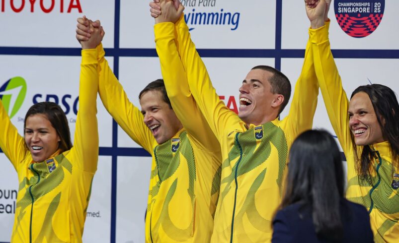 Brasil se destaca no Mundial de Natação com recorde mundial