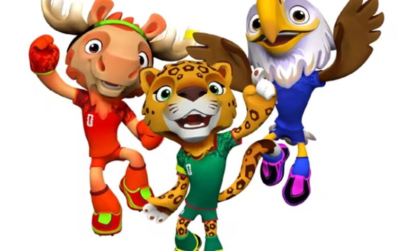 Fifa revela trio de mascotes para a Copa do Mundo de 2026