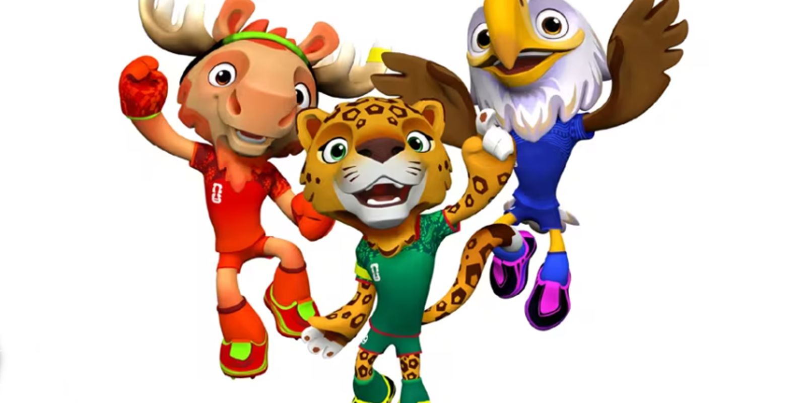 Fifa revela trio de mascotes para a Copa do Mundo de 2026