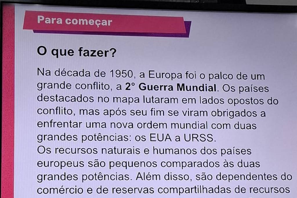 Erro em Material do Governo Tarcísio sobre Data da Segunda Guerra Mundial – 25/10/2025