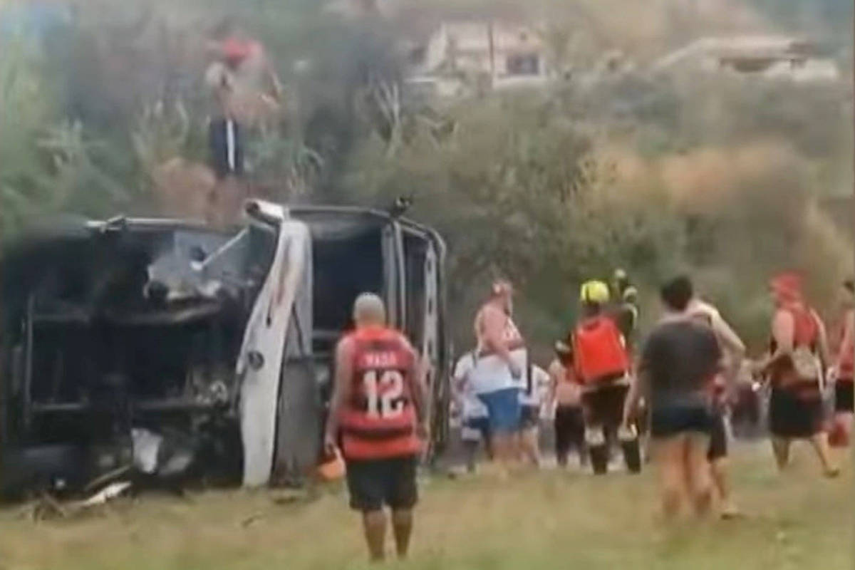 Acidente com ônibus de torcedores do Flamengo na Dutra deixa feridos – 27/10/2025 – Esporte