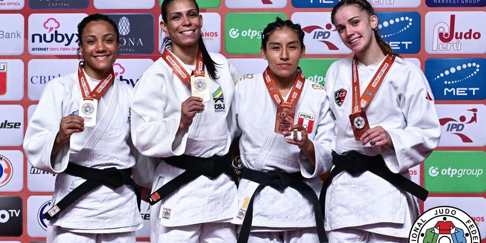 Judocas brasileiras conquistam 4 medalhas no primeiro dia do Grand Prix de Lima