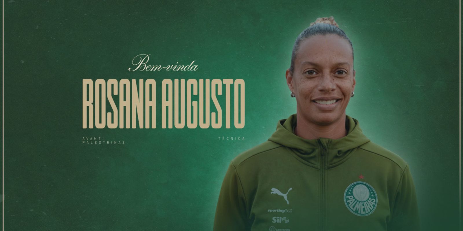 Rosana Augusto assume comando do time feminino do Palmeiras após saída do Flamengo