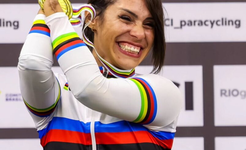 Paraciclismo: Sabrina Custódia conquista medalha de ouro e estabelece novo recorde mundial para o Brasil