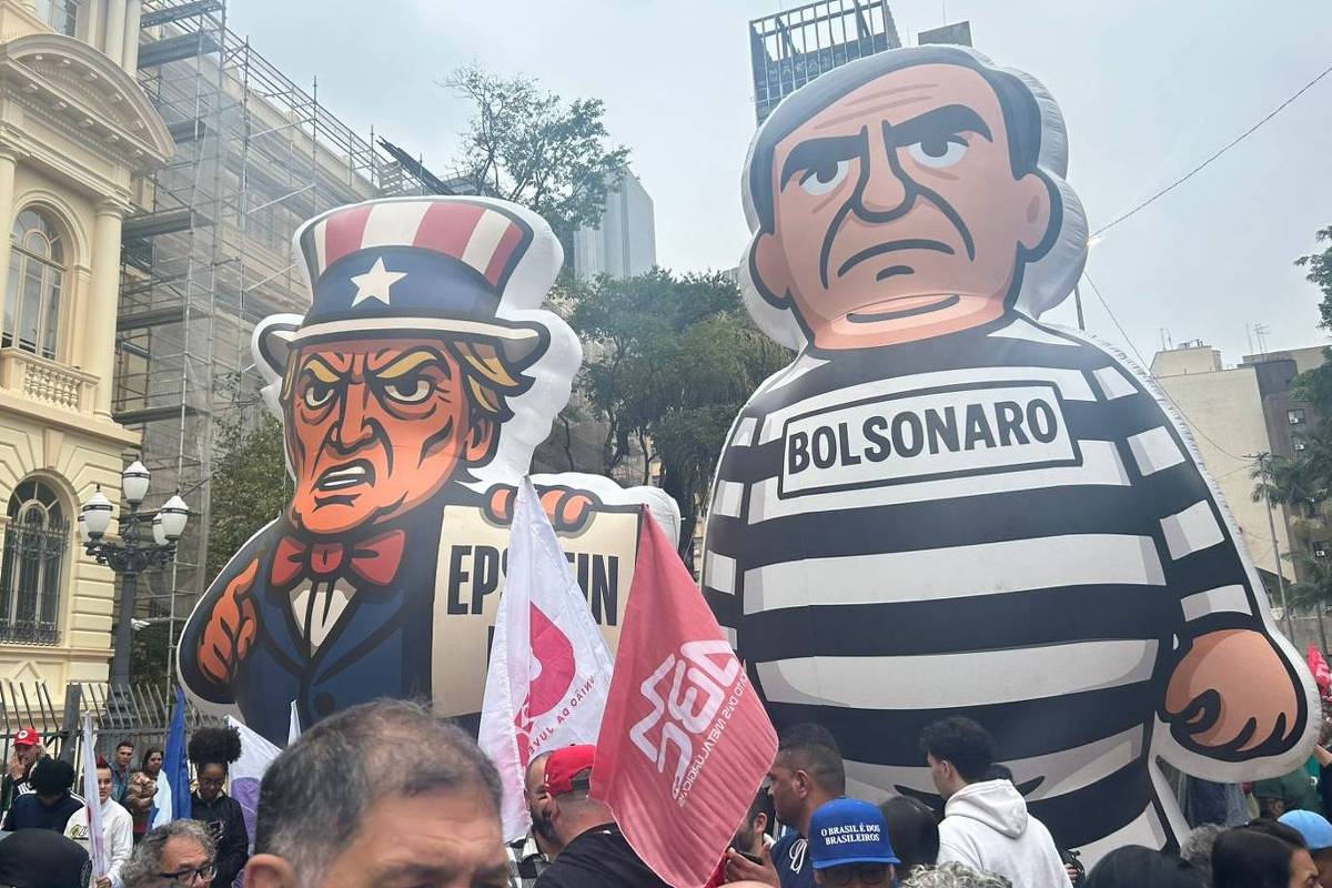 Ato da Esquerda em São Paulo Cobra Prisão de Bolsonaro e Critica Tarcísio – 07/09/2025