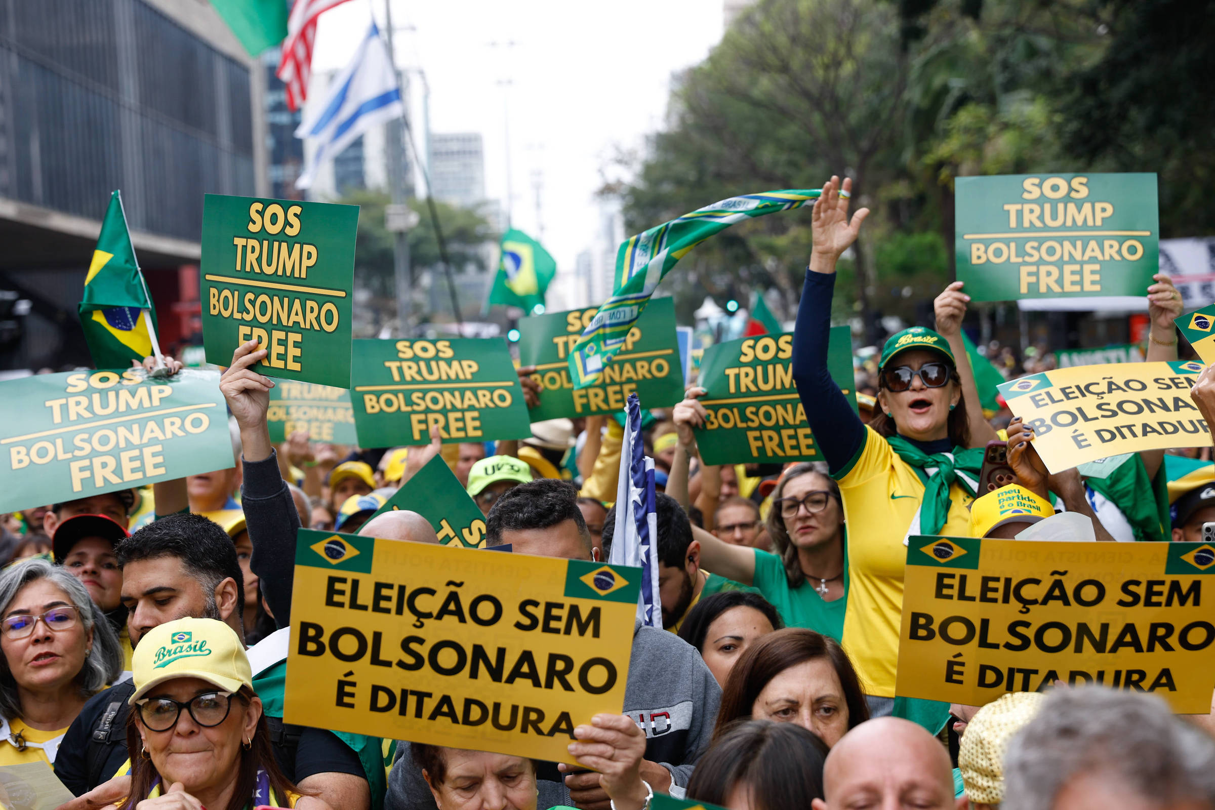 Protesto de apoiadores de Bolsonaro na Avenida Paulista pede anistia – 07/09/2025