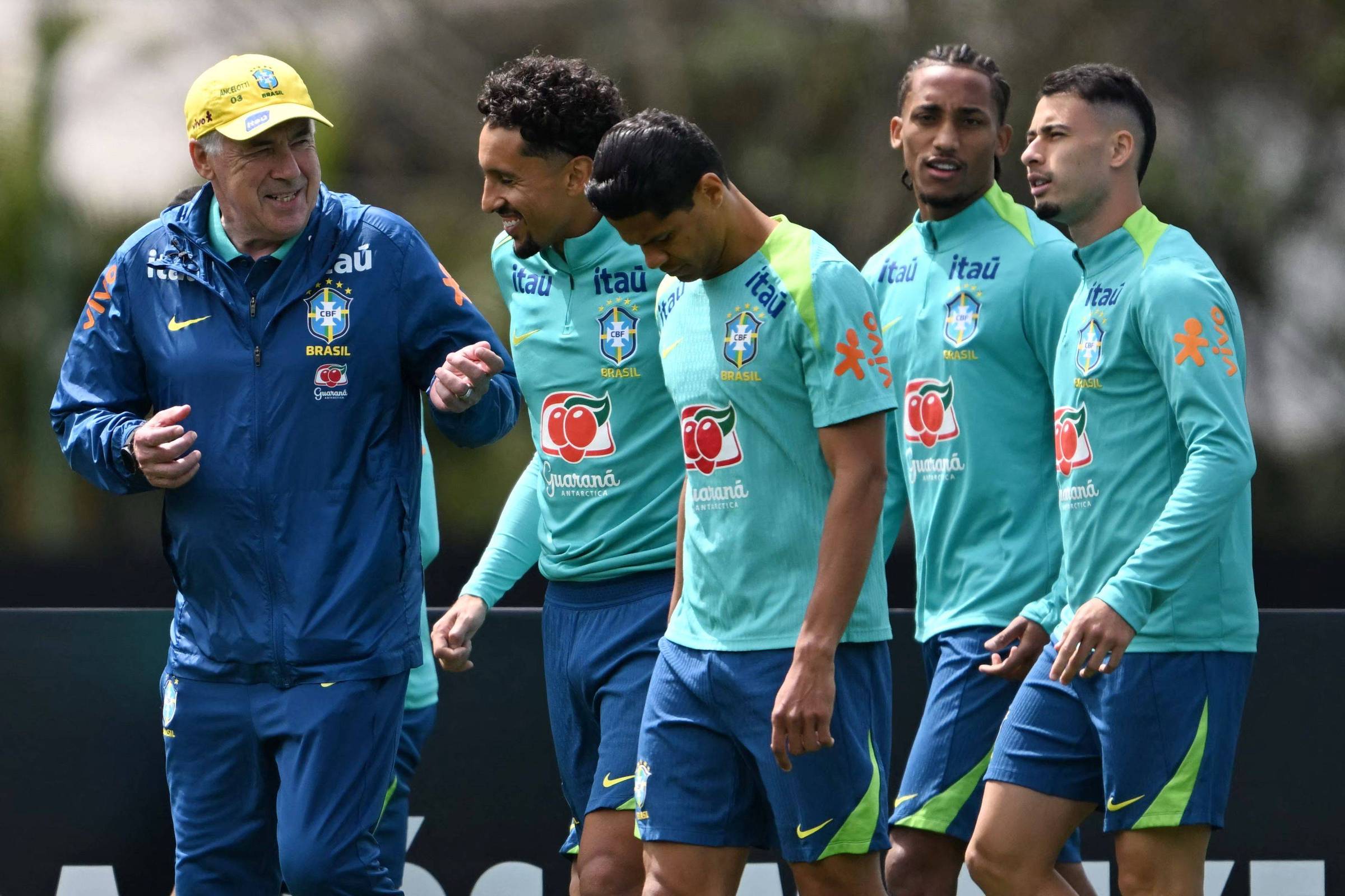 Ancelotti promove alterações na equipe para confronto contra a Bolívia em 08/09/2025