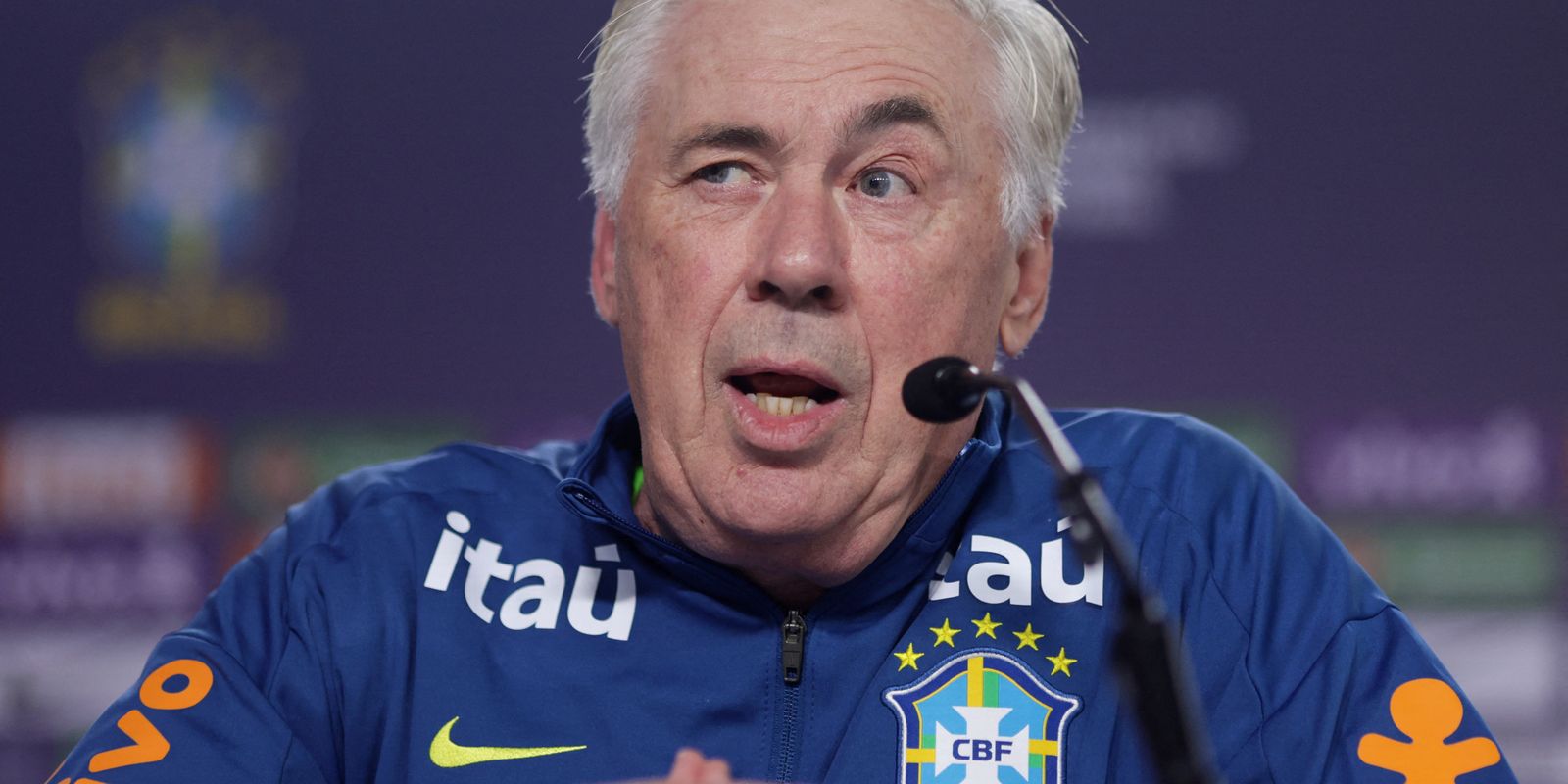 Ancelotti mantém seleção brasileira com quatro atacantes no confronto contra o Chile