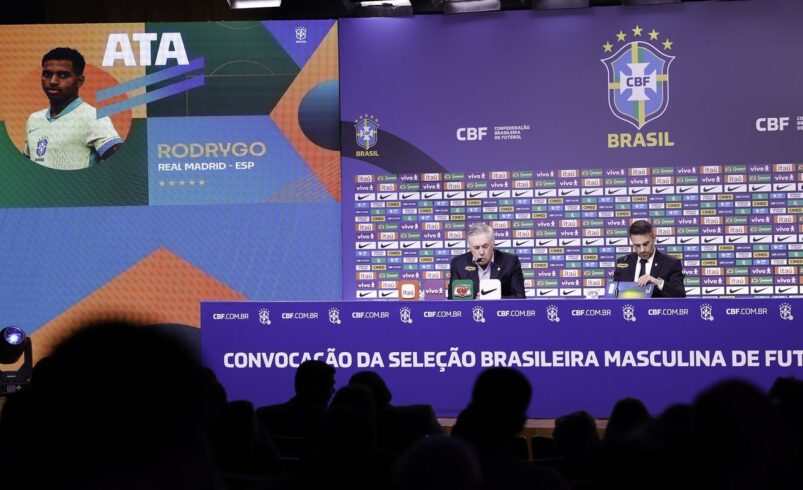 Carlo Ancelotti convoca jogadores da seleção brasileira para amistosos contra Coreia do Sul e Japão