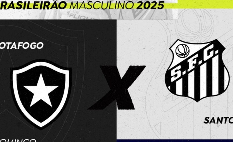 Rádio Nacional transmite ao vivo o confronto entre Botafogo e Santos neste domingo