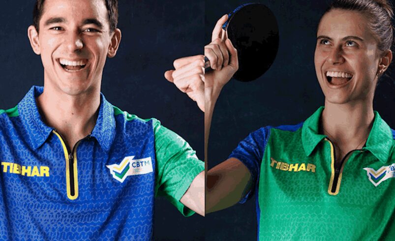 Calderano e Bruna Takahashi conquistam vitória na estreia do WTT Champions em Frankfurt