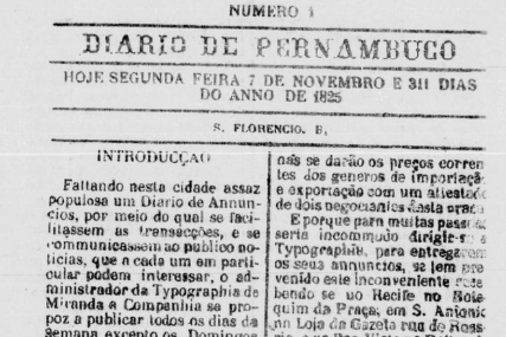 Diário de Pernambuco Celebra 200 Anos de História: Um Marco no Cenário Político do Brasil – 07/11/2025
