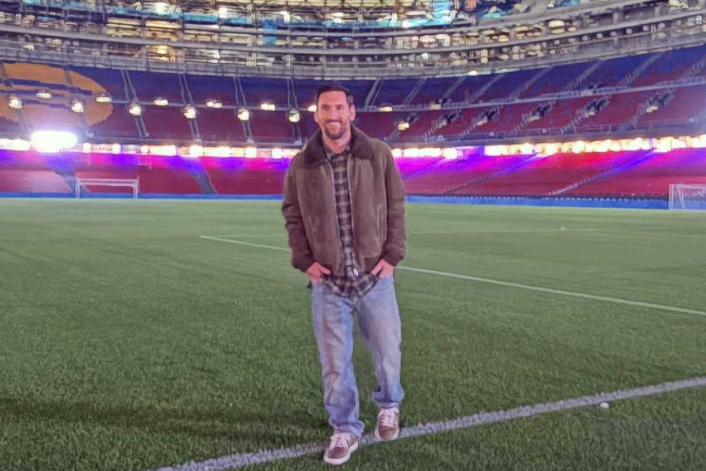 Messi visita Camp Nou reformado e manifesta desejo de retorno ao Barcelona – 10/11/2025 – Esporte
