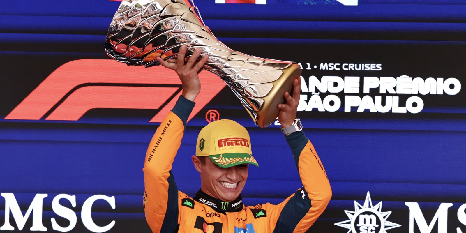 Fórmula 1: Lando Norris conquista o GP do Brasil e amplia liderança no campeonato