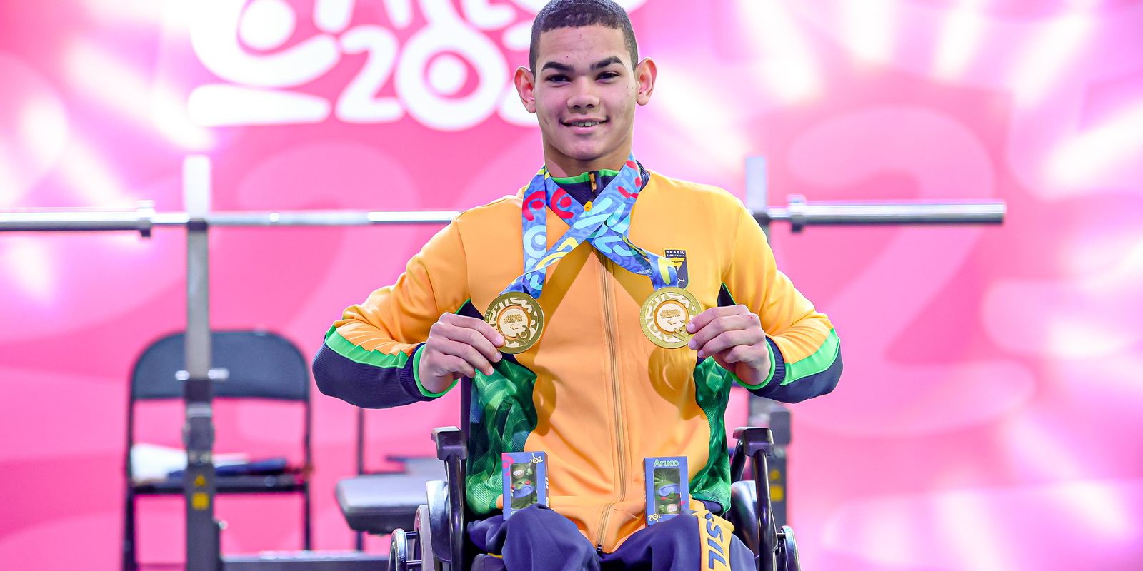 Brasil conquista 12 medalhas em dia de recordes no Parapan de Jovens