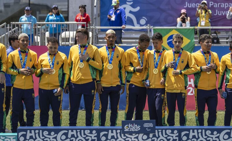 Brasil conquista liderança no quadro de medalhas ao finalizar o Parapan de Jovens