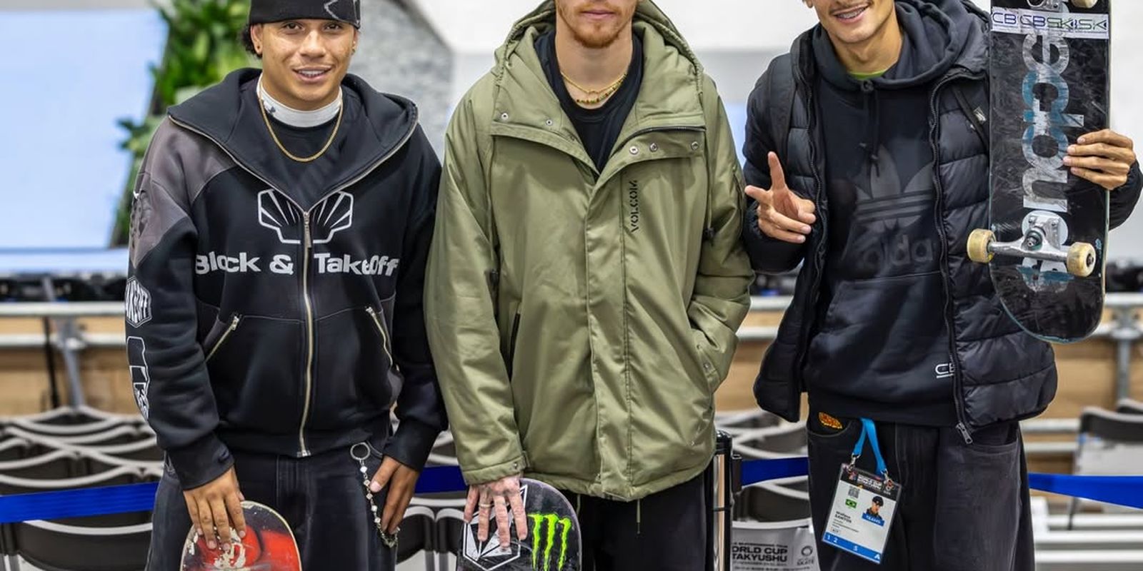 Três skatistas brasileiros avançam para as semifinais de etapa da Copa do Mundo de Skate Street