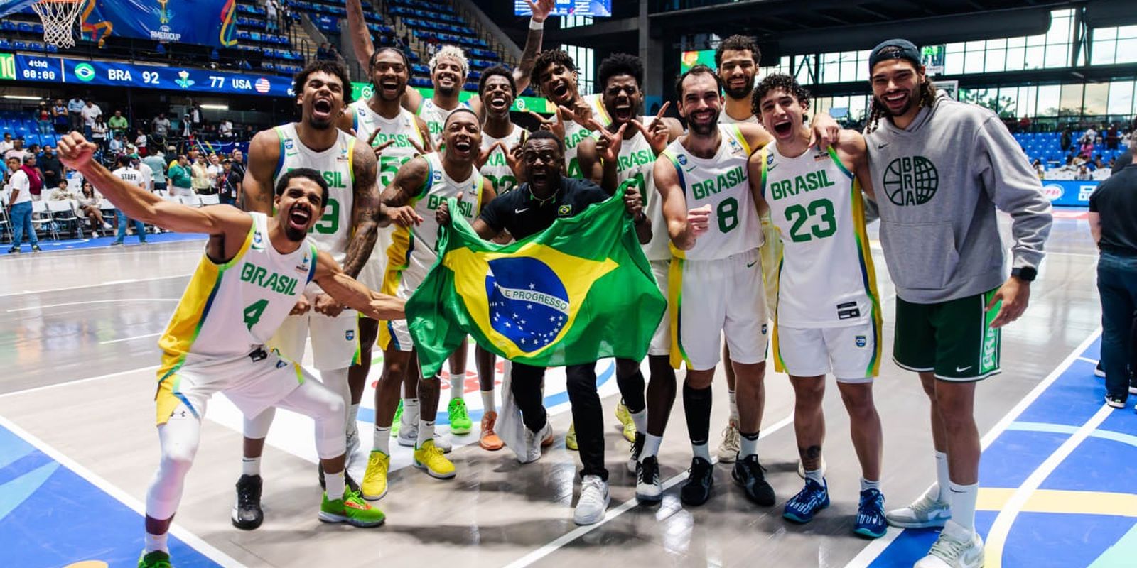Brasil inicia sua participação nas Eliminatórias do Mundial de Basquete na quinta-feira