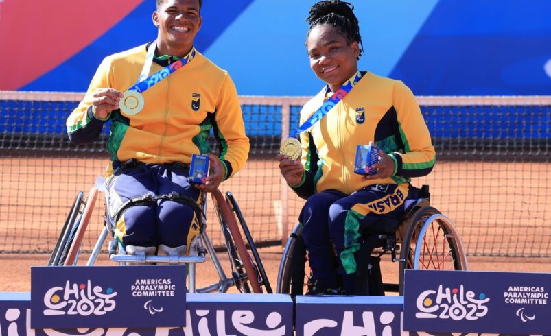 Brasil conquista três medalhas de ouro no Parapan de Jovens de Tênis em Cadeira de Rodas