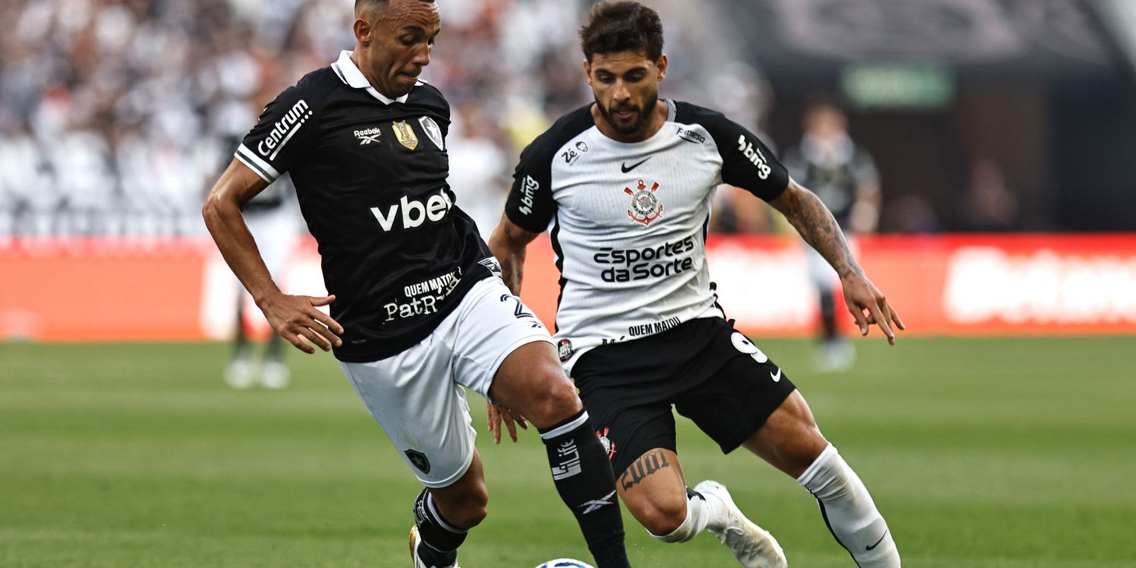 Corinthians e Botafogo empatam e permanecem sem avanços na tabela do Brasileirão