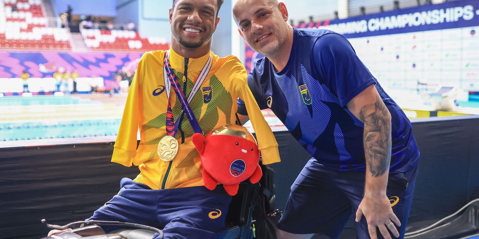 Gabrielzinho, astro paralímpico, destaca a importância de seu treinador: “Mente pensante”