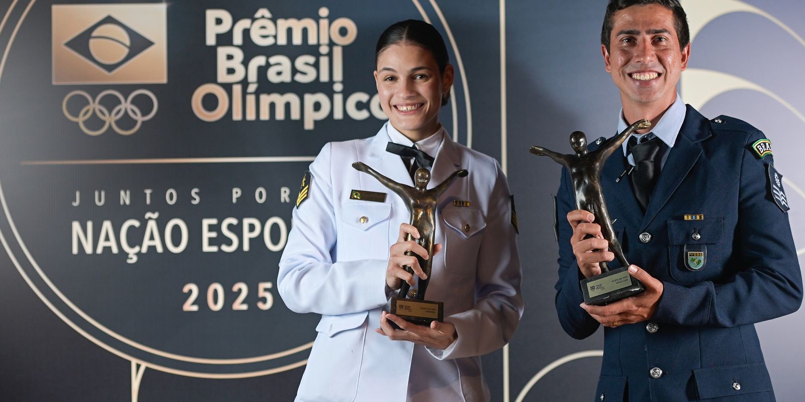 Caio Bonfim e Maria Clara Pacheco são premiados no Prêmio Brasil Olímpico