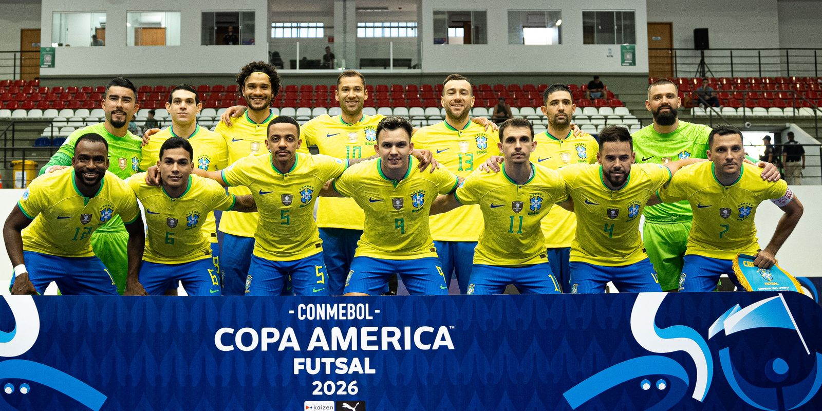 Brasil enfrenta o Peru em busca da vaga na final da Copa América de Futsal