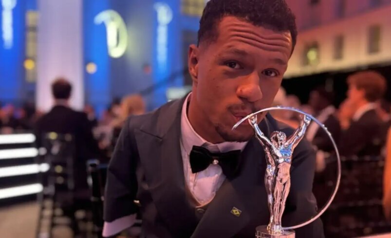 Gabriel Araújo é premiado com o Laureus, a mais importante honraria do esporte global