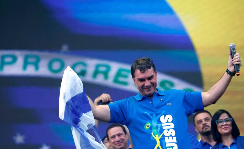 Flávio Vestindo Camisa em Defesa da Amazônia Durante Evento no Pará – 11 de Junho de 2026