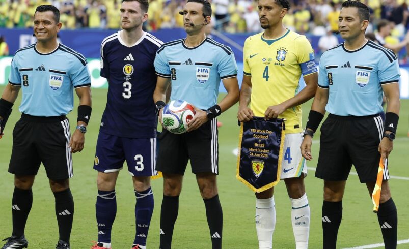 CBF contesta gol anulado de Vini Jr. em partida contra a Escócia