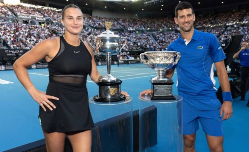 Sabalenka e Djokovic lideram duplas mistas no US Open 2026