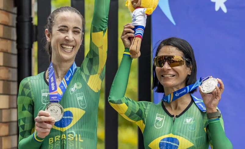 Atleta de destaque no atletismo conquista medalha nos Jogos Parasul-Americanos de Ciclismo