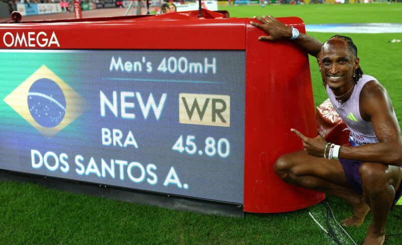 Alison dos Santos Estabelece Novo Recorde Mundial nos 400m com Barreiras