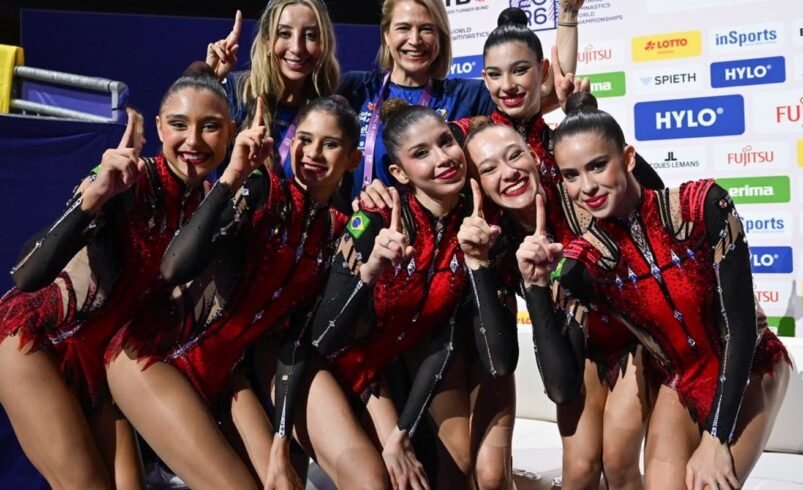 Brasil conquista dois ouros no Mundial de Ginástica Rítmica